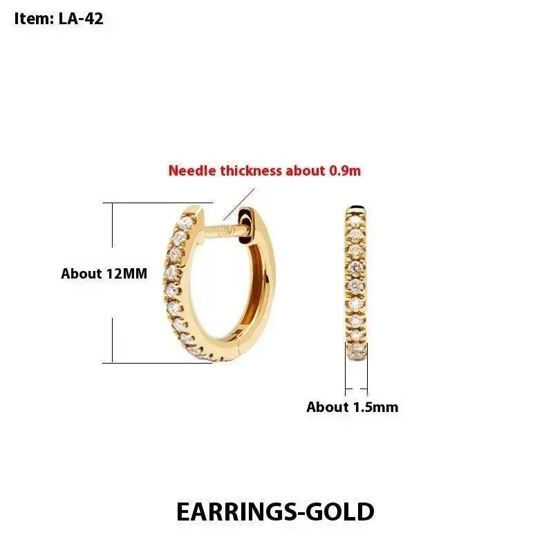 925 Sterling Silver Korean Earrings