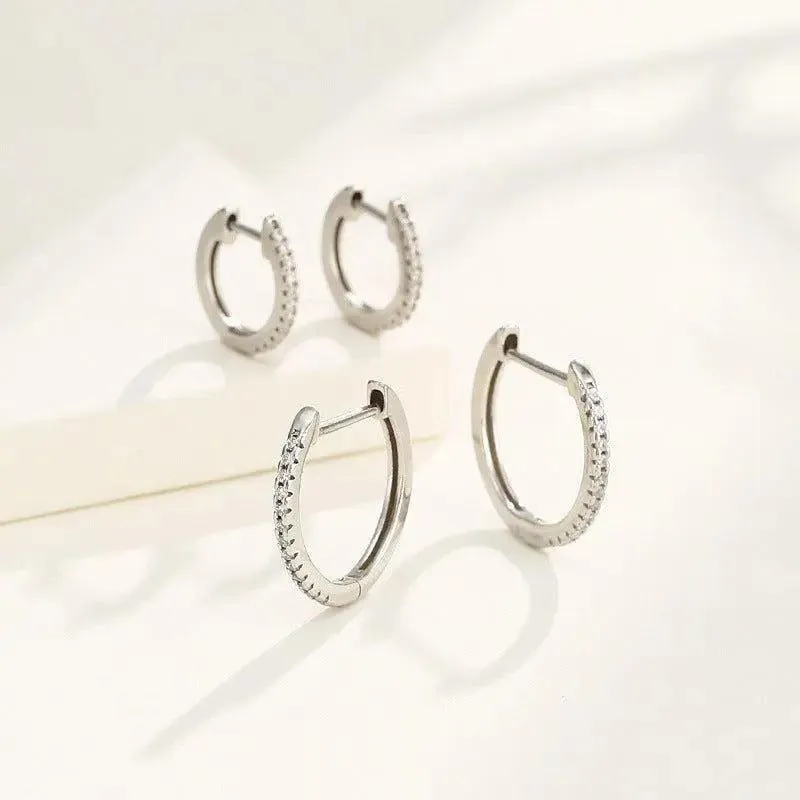 925 Sterling Silver Korean Earrings
