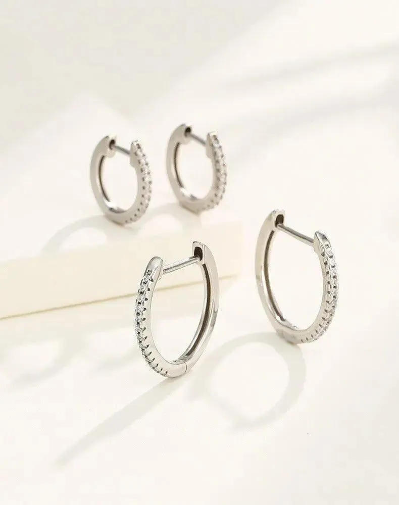 925 Sterling Silver Korean Earrings