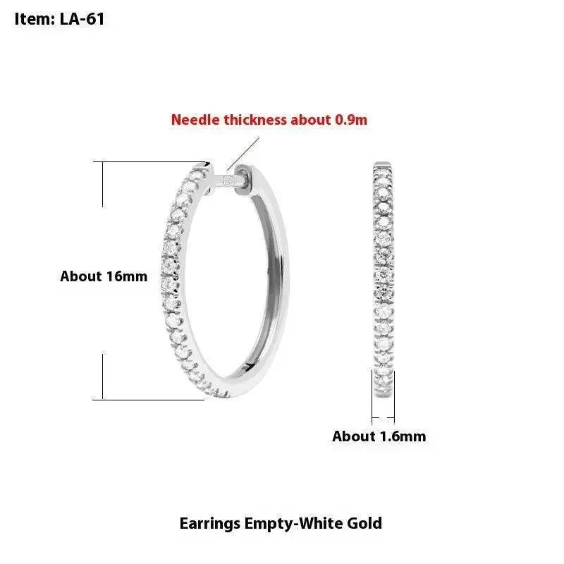 925 Sterling Silver Korean Earrings