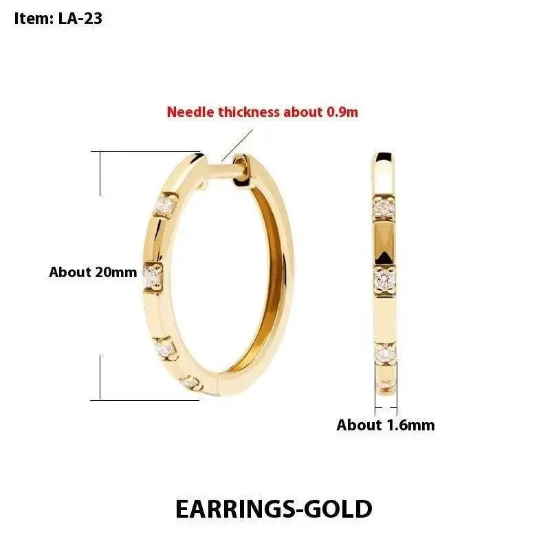 925 Sterling Silver Korean Earrings