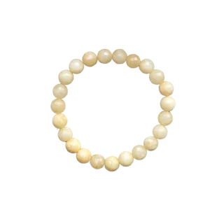 Banana Faceted Jade 8mm Bracelet
