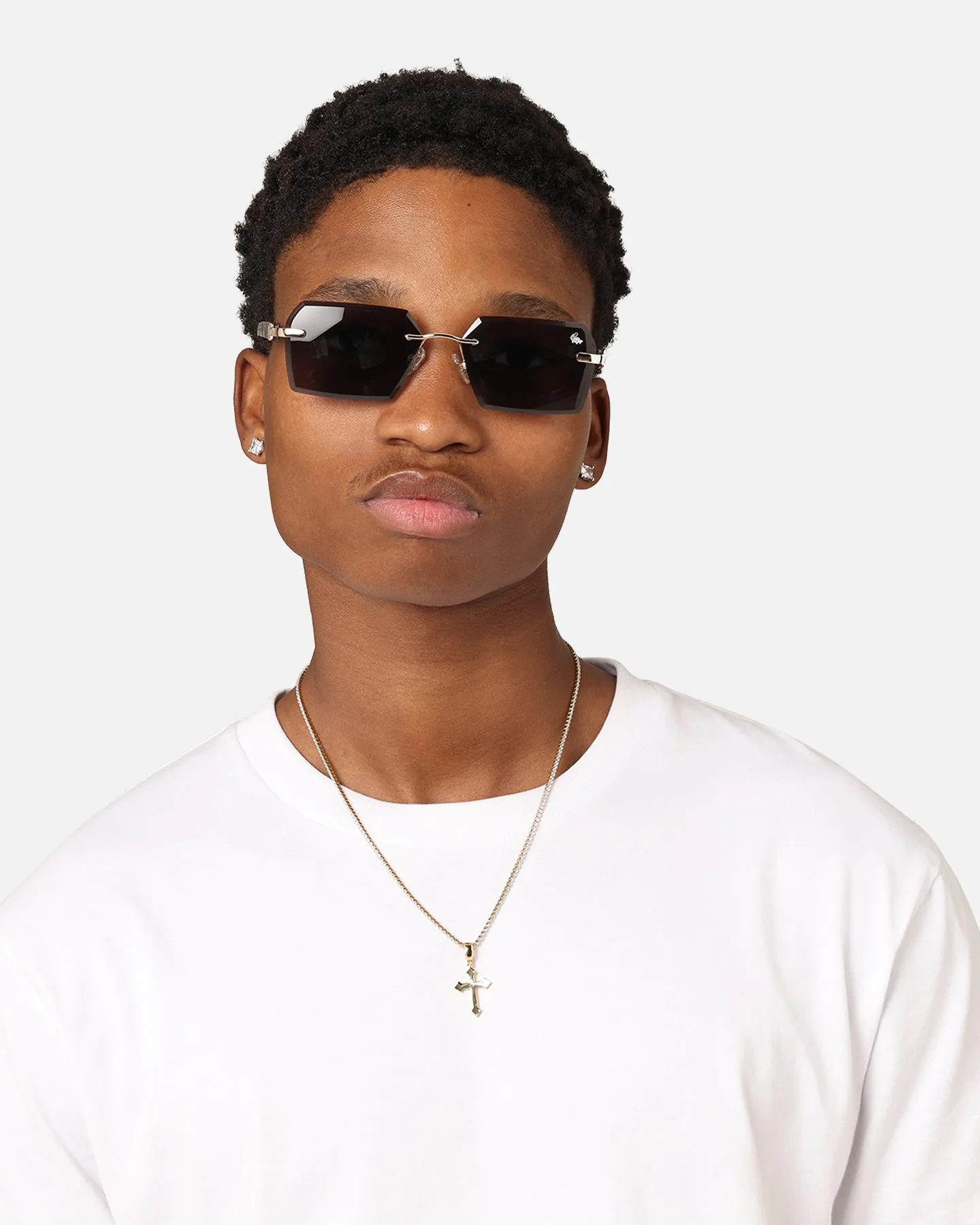 Belvoir & Co X Culture Kings Kennedy Sunglasses Black/Gold/Black