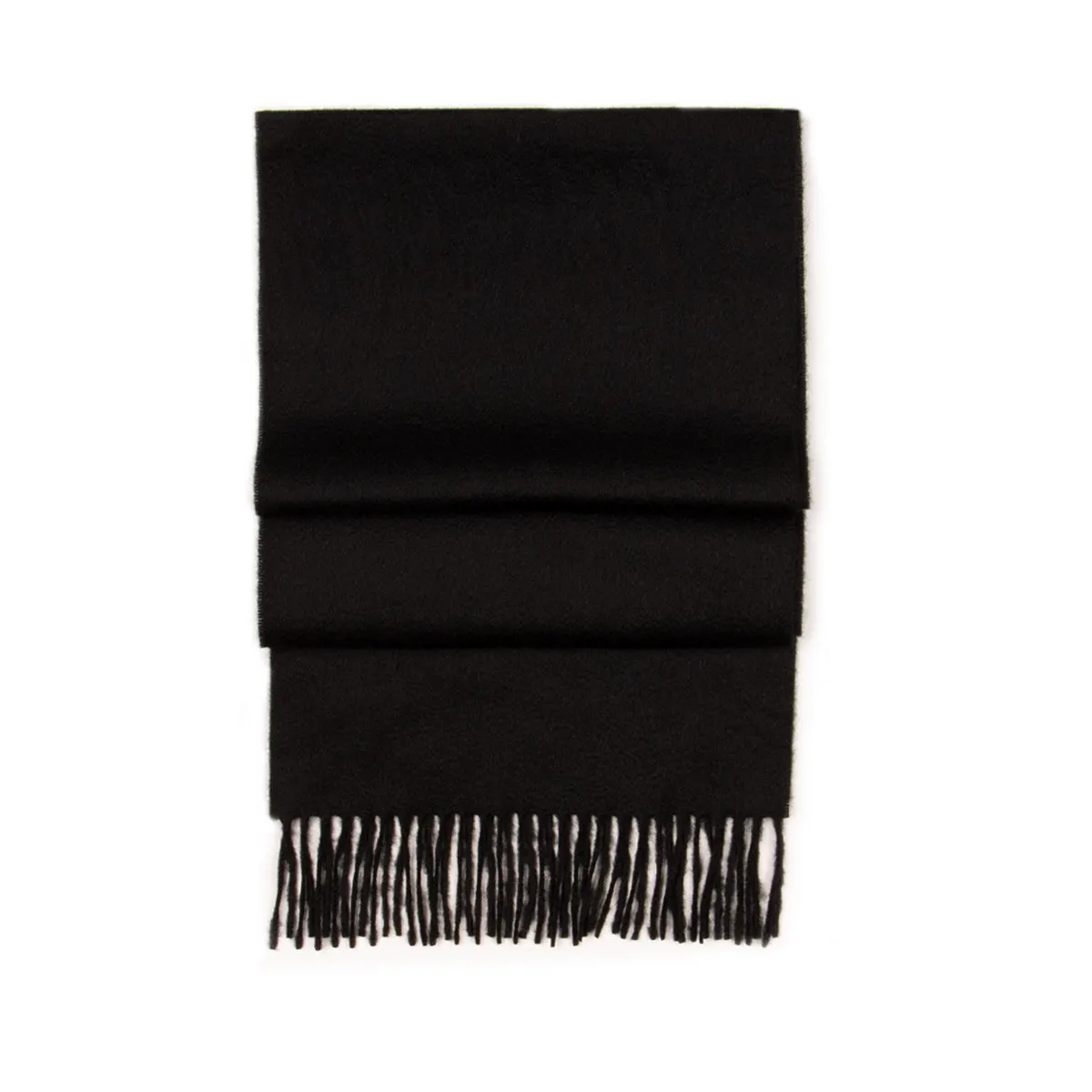 Black Classic Cashmere Scarf