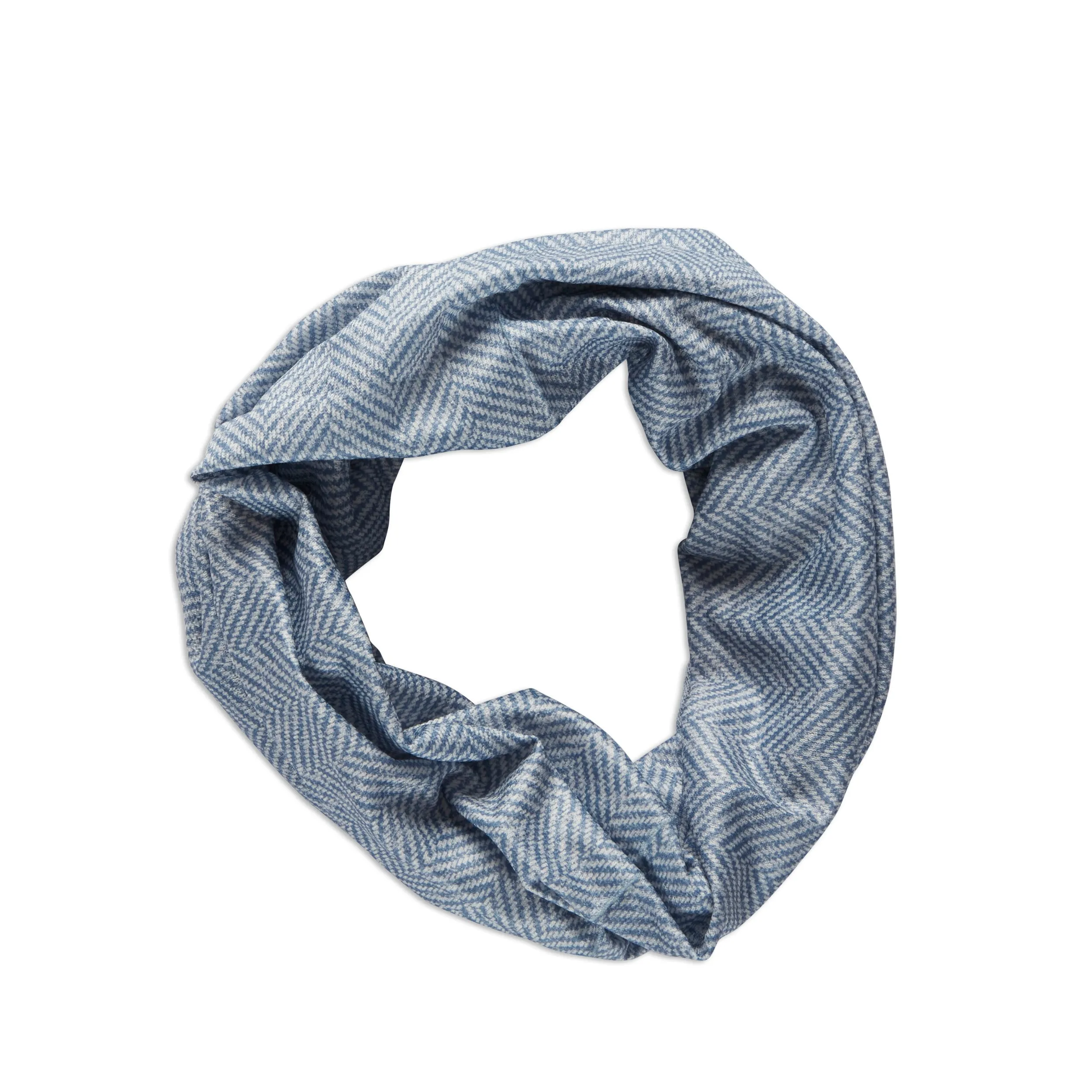 Consciously Minded Wide Denim Headwrap