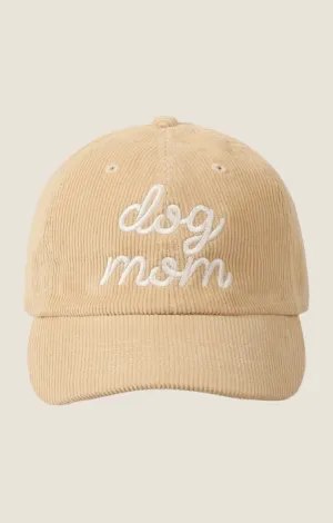 Dog Mom Corduroy Baseball Hat