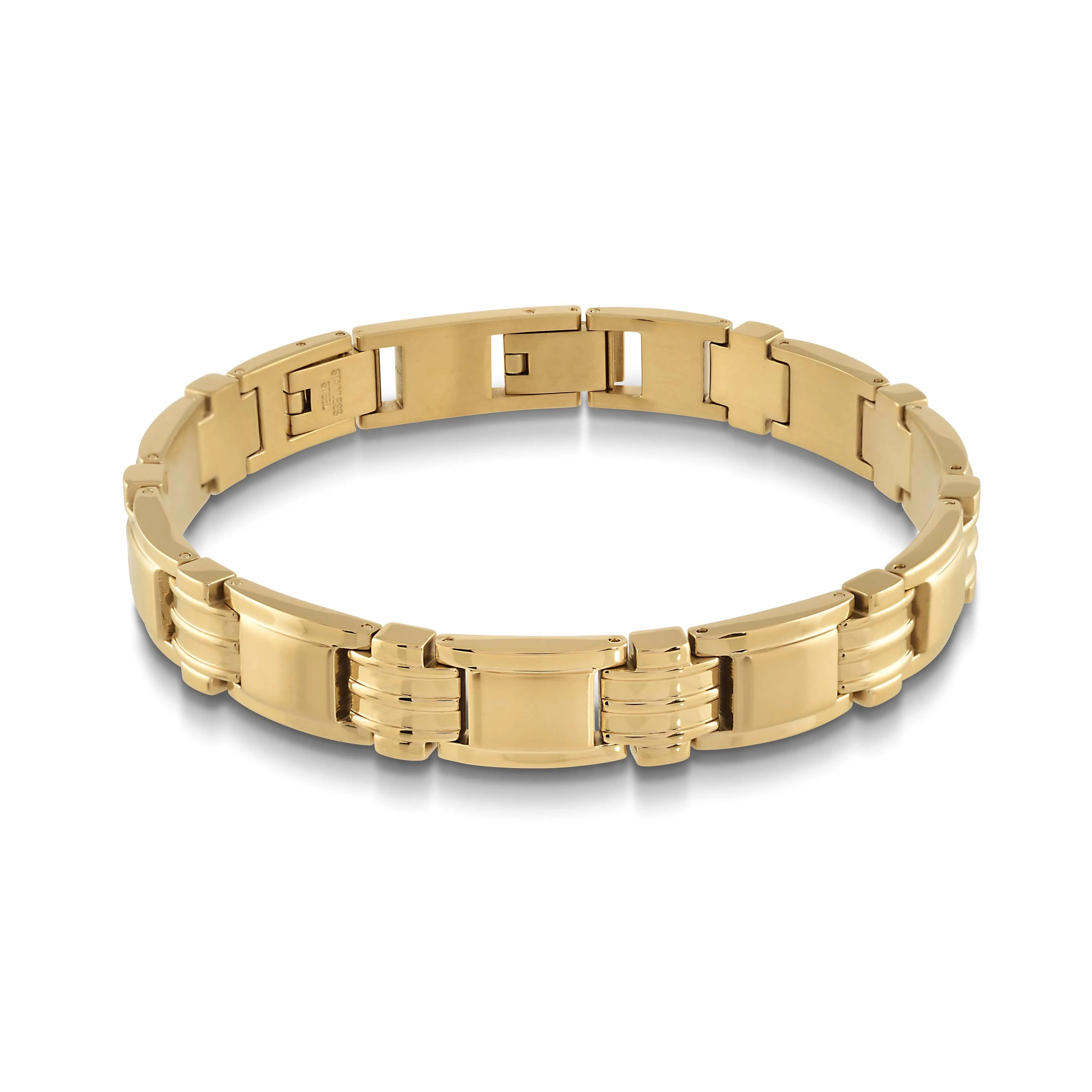 Dual Stripe Link Bracelet 11mm