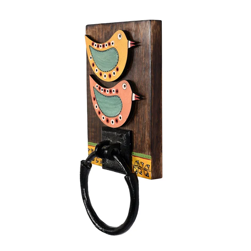 Duo Chirp Handcrafted Towel Hanger