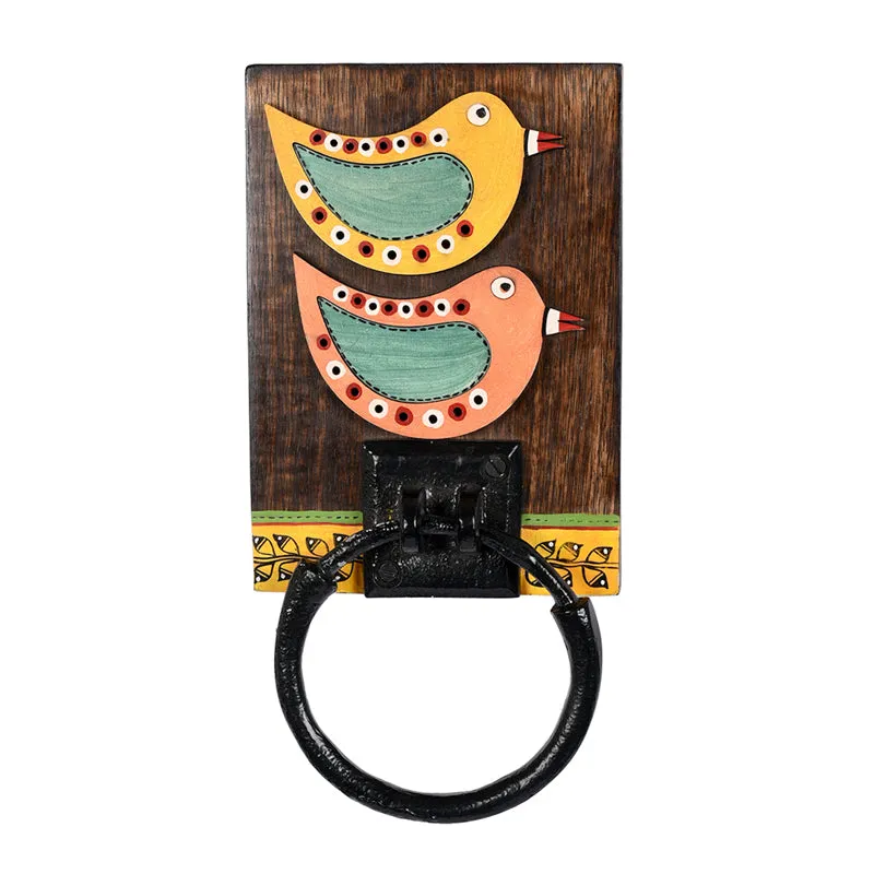 Duo Chirp Handcrafted Towel Hanger
