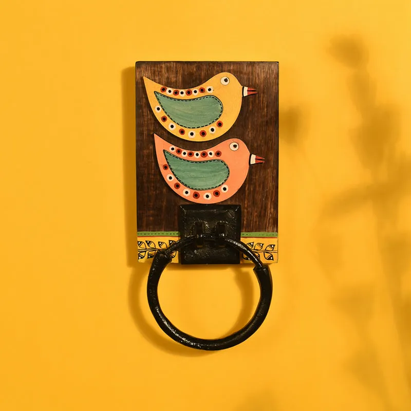 Duo Chirp Handcrafted Towel Hanger