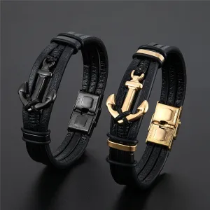 Edgy Anchor Bracelet