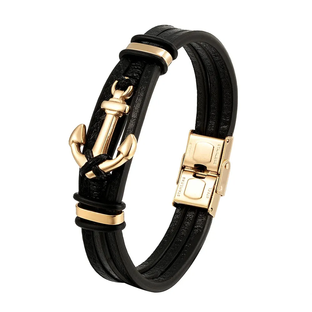 Edgy Anchor Bracelet