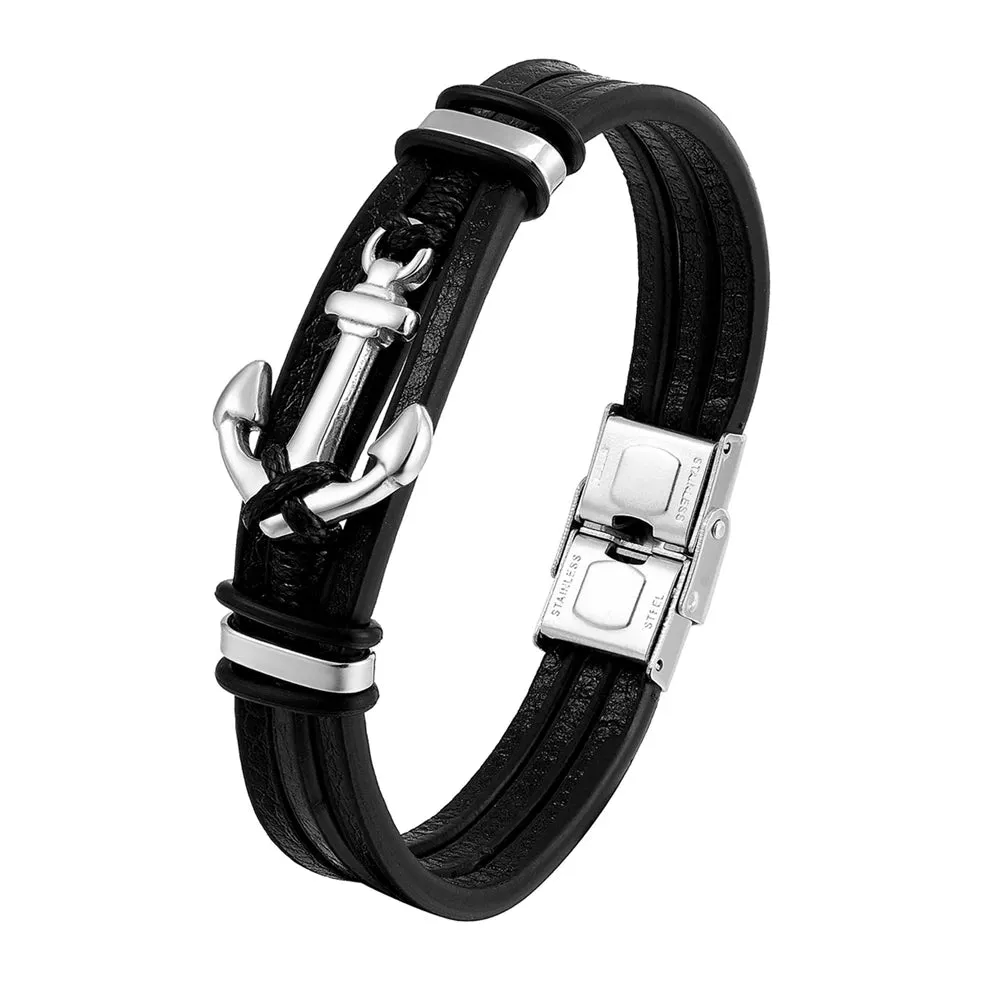 Edgy Anchor Bracelet