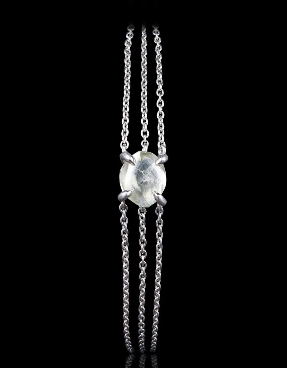 Edgy Contrast White Gold Bracelet – <strong>2.01 ct.</strong>