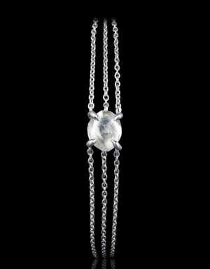 Edgy Contrast White Gold Bracelet – <strong>2.01 ct.</strong>