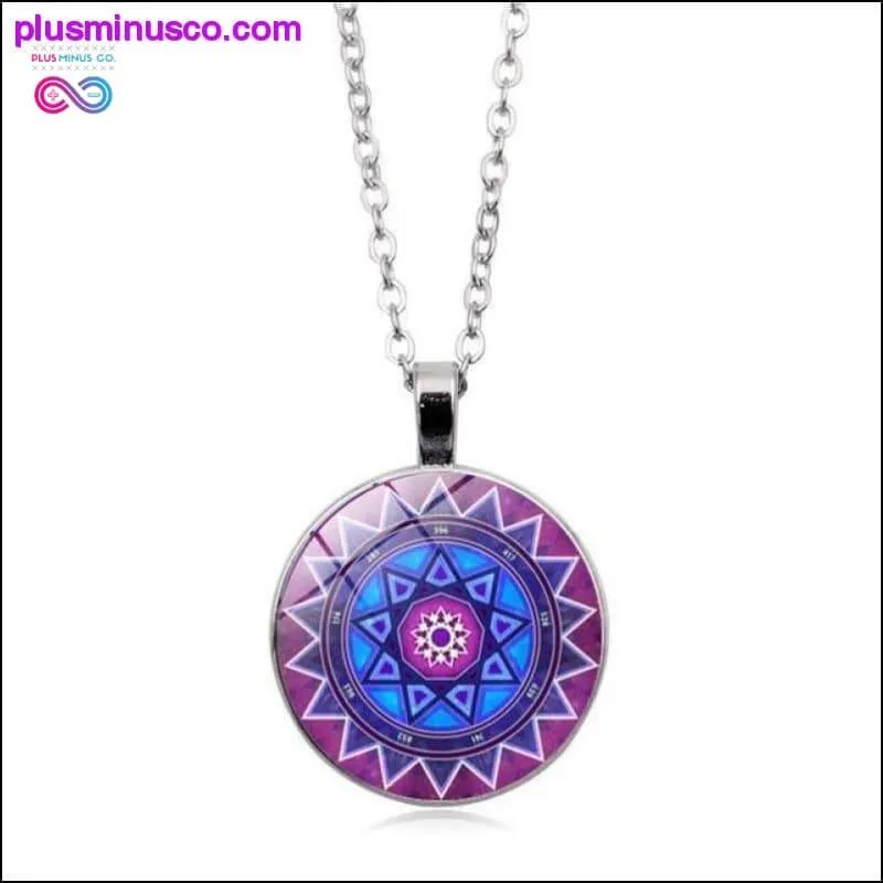 Flower of Life Necklace Om Chakra Flower Pendant Mandala