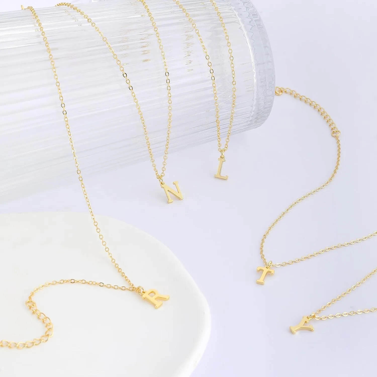 Initial Ankle Bracelets for Women 14K Gold Plated O Chain Letter Initial Anklets Dainty Gold Anklet Ankle Bracelets Minimalist Summer Beach Foot Chain Ankle Jewelry Gifts