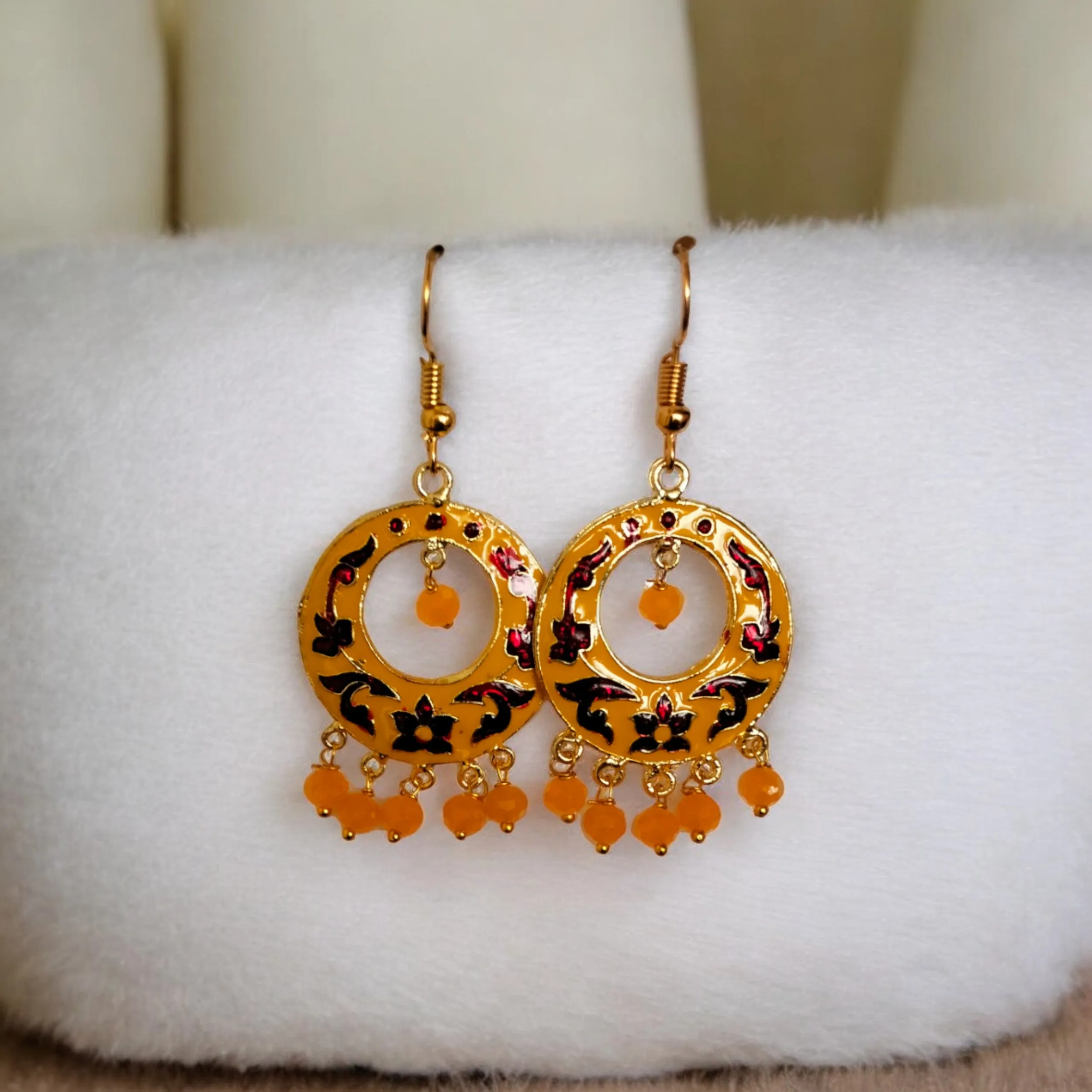 Jewelestia Sunburst Floral Earrings