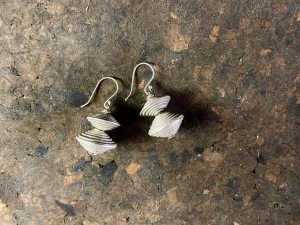 Karen Hilltribe Silver Drop Earrings