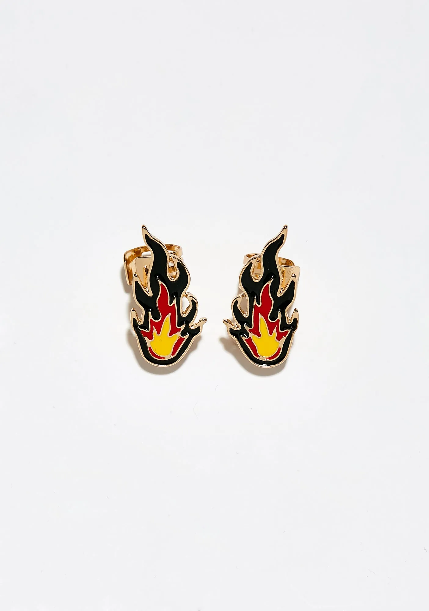 Lit Life Flame Earrings