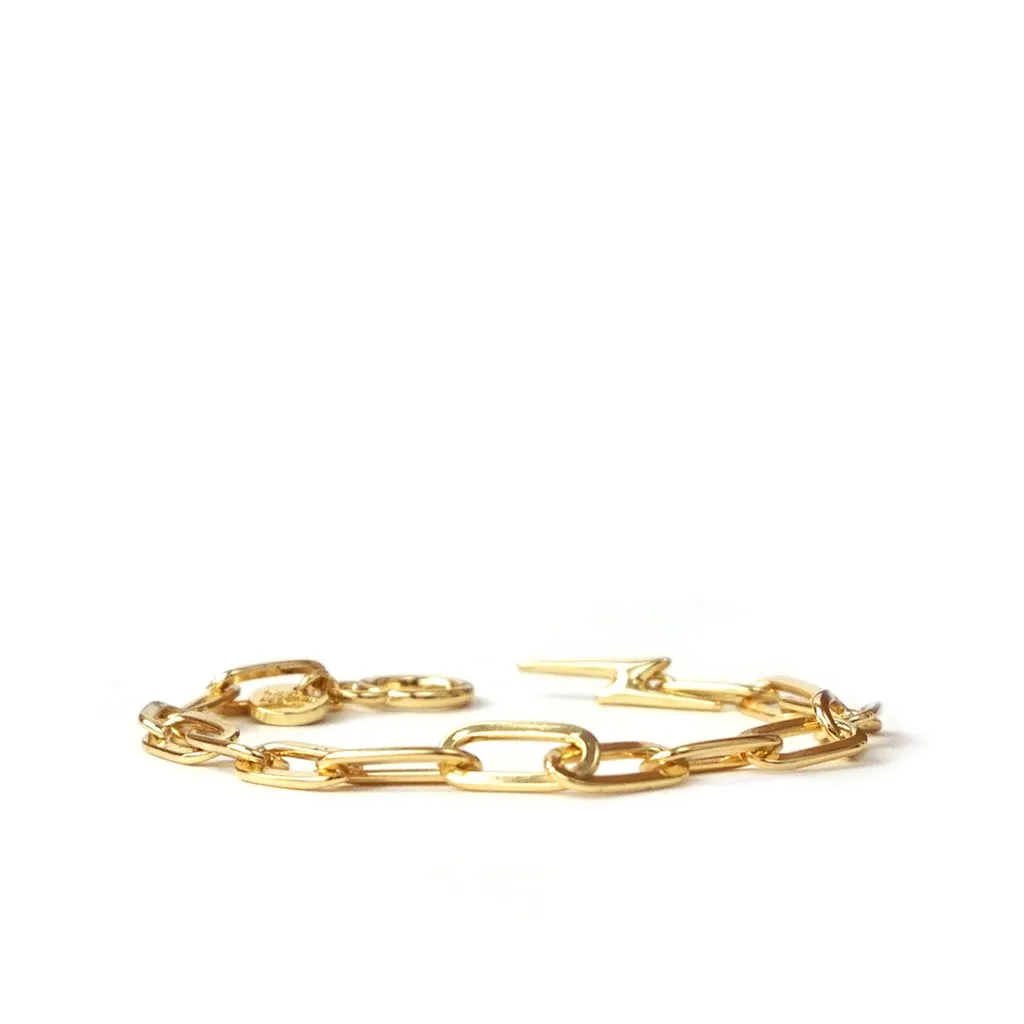 Marlyn Schiff Jewelry Bolt Toggle Chain Bracelet