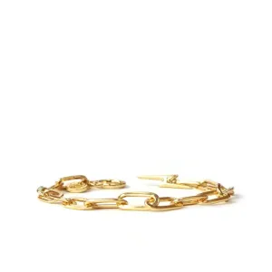 Marlyn Schiff Jewelry Bolt Toggle Chain Bracelet