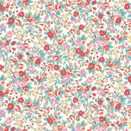 Men's Necktie / Blossoms In Red