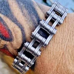Motorcycle Chain Linkage Bracelet