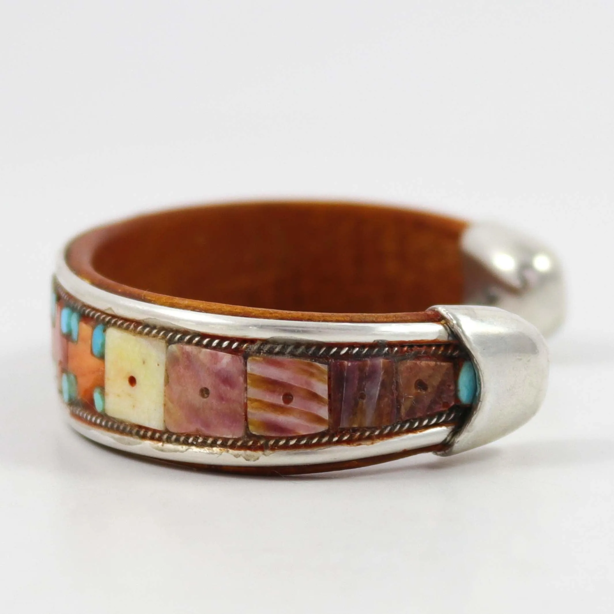 Multi-Stone Inlay Cuff