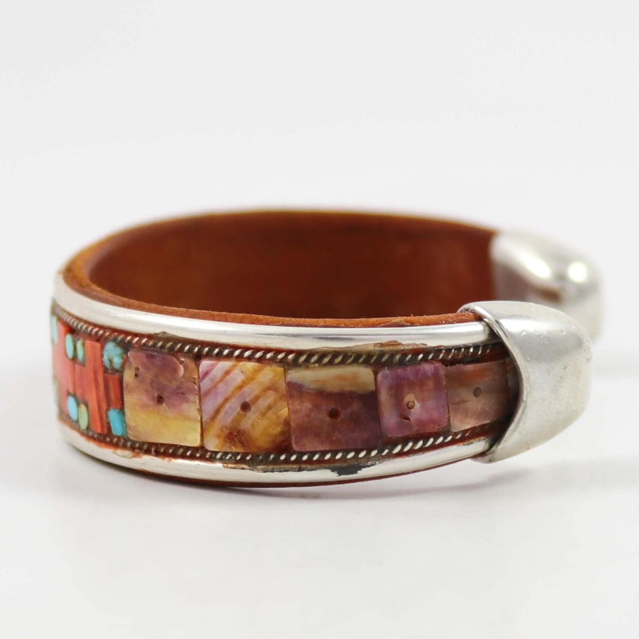 Multi-Stone Inlay Cuff