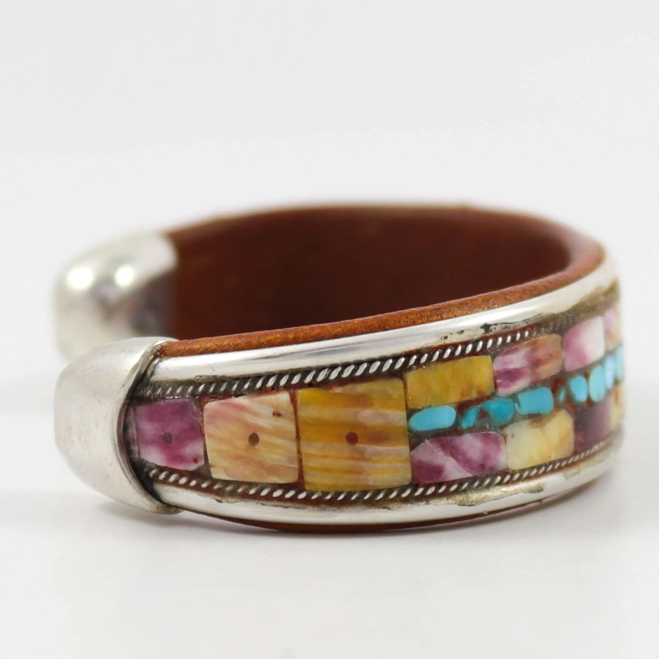 Multi-Stone Inlay Cuff