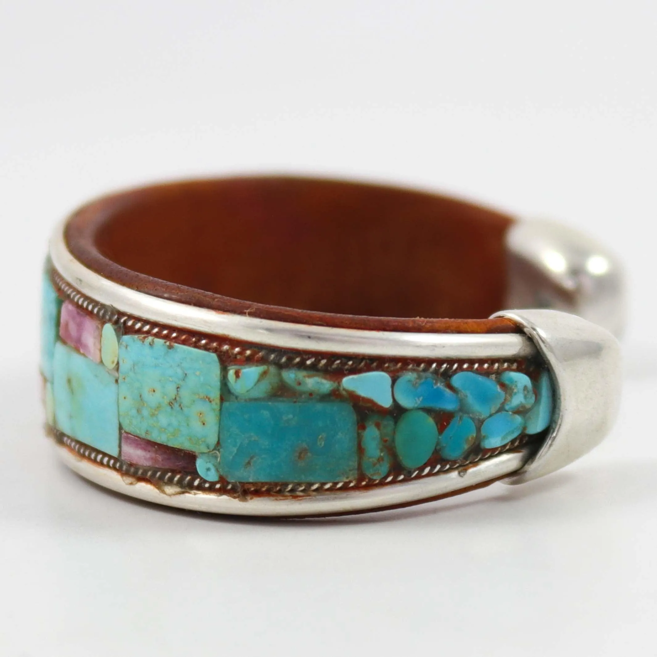 Multi-Stone Inlay Cuff