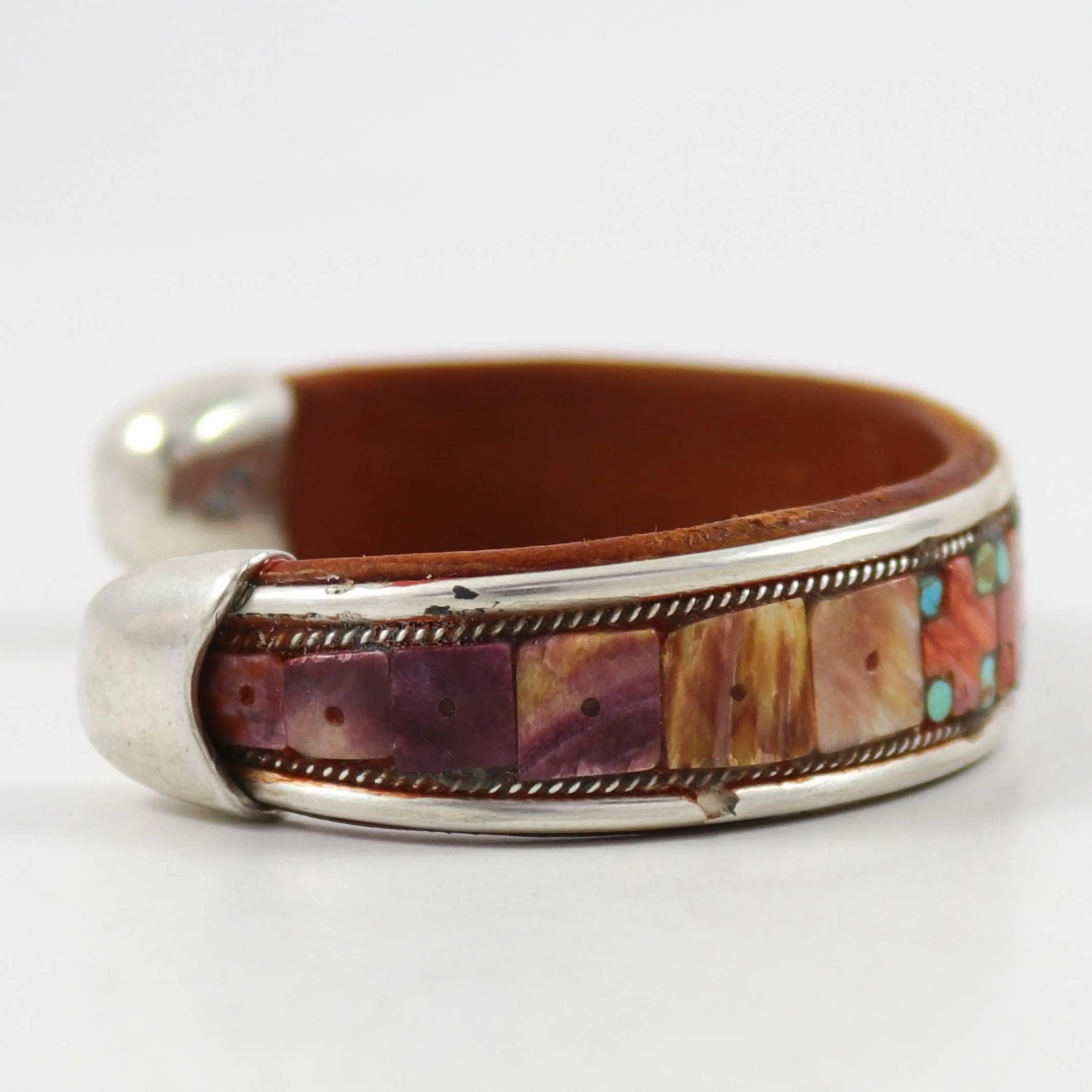 Multi-Stone Inlay Cuff
