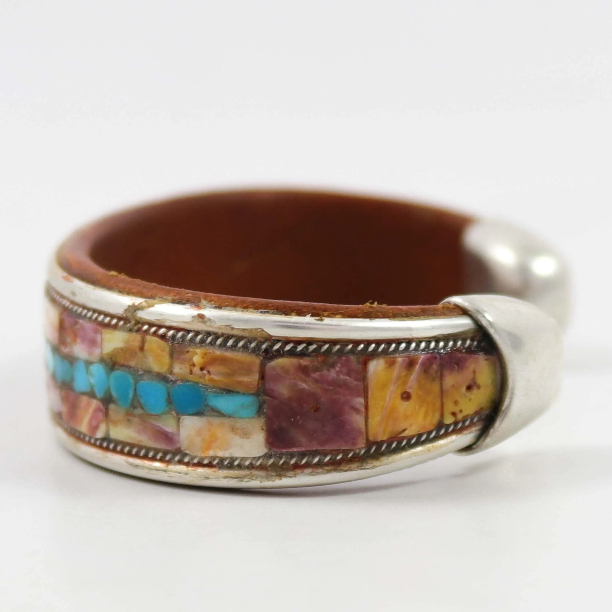 Multi-Stone Inlay Cuff