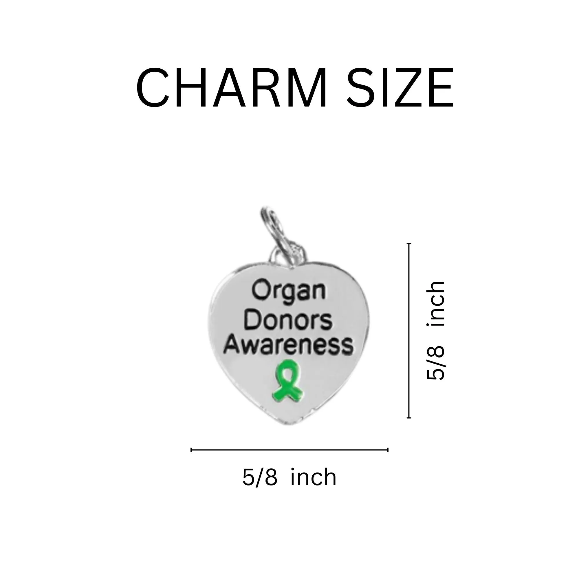 Organ Donors Green Ribbon Rope Bracelets