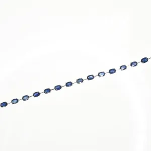 Oval Shape Sapphire Bracelet
