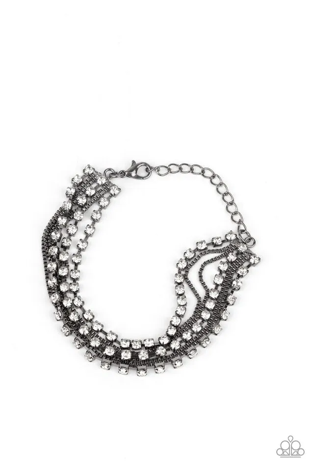 Paparazzi Bracelet ~ Thats a Smash! - Black
