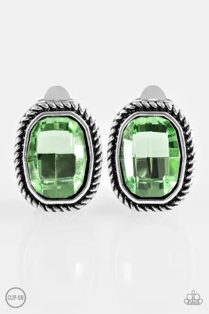 Paparazzi Earring ~ Beam Dream - Green