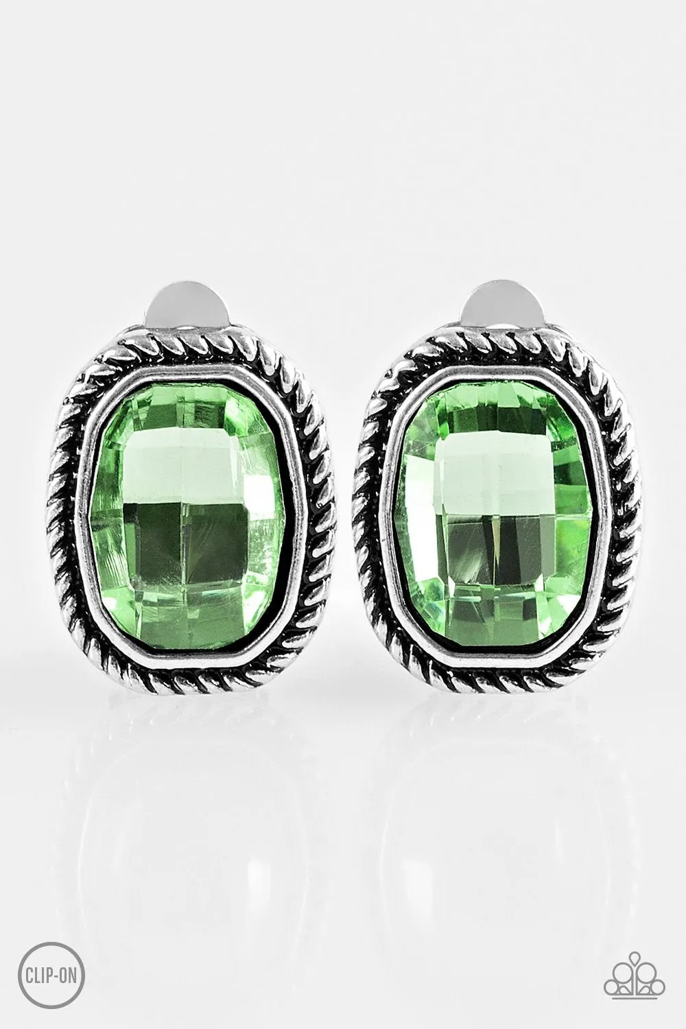 Paparazzi Earring ~ Beam Dream - Green