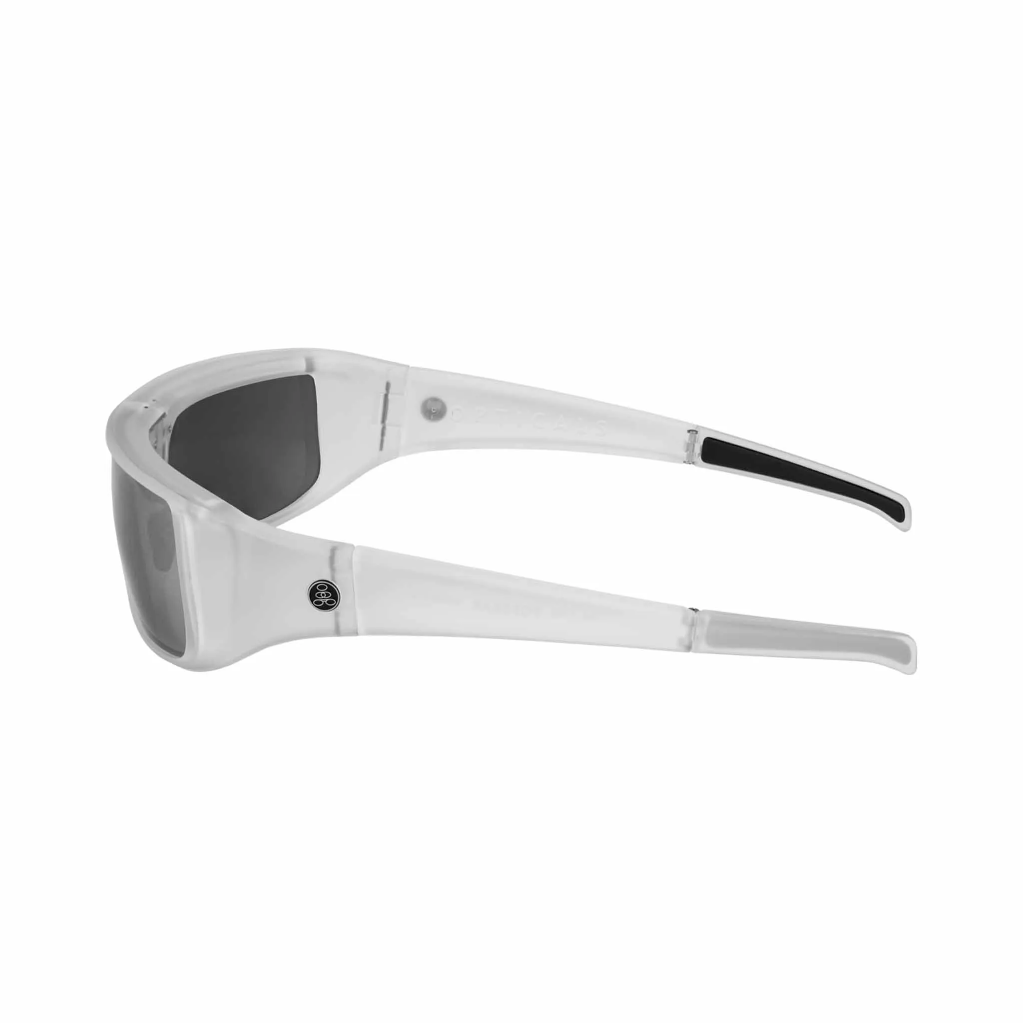 POPGEAR | Polarized, Matte Crystal, Gray Lens
