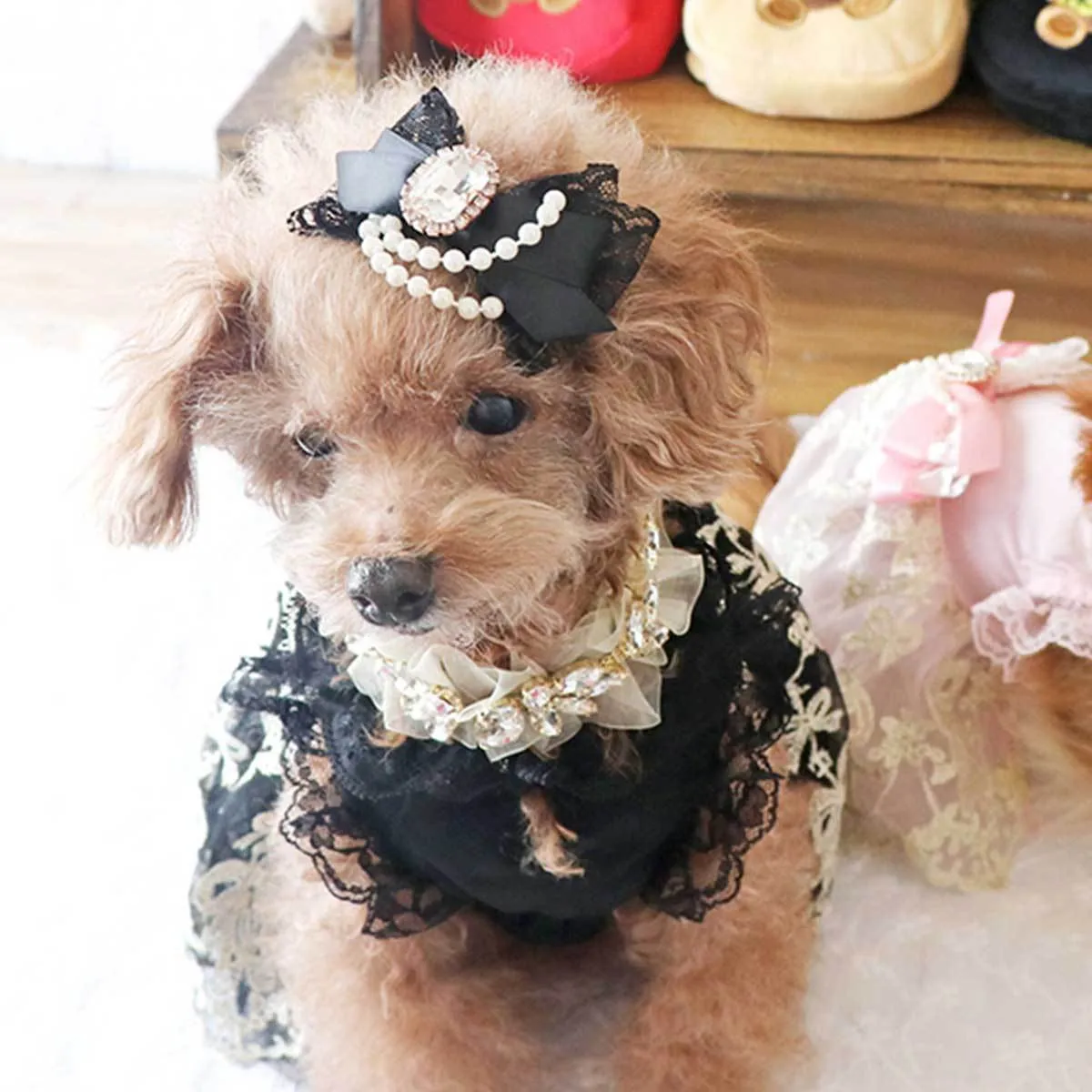 Princess for A Day Dog Hair Bow in Pink