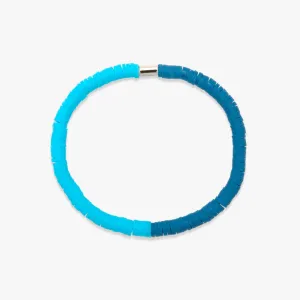 Pura Vida Bracelets Seascape Stretch Bracelet - BLUEBELL
