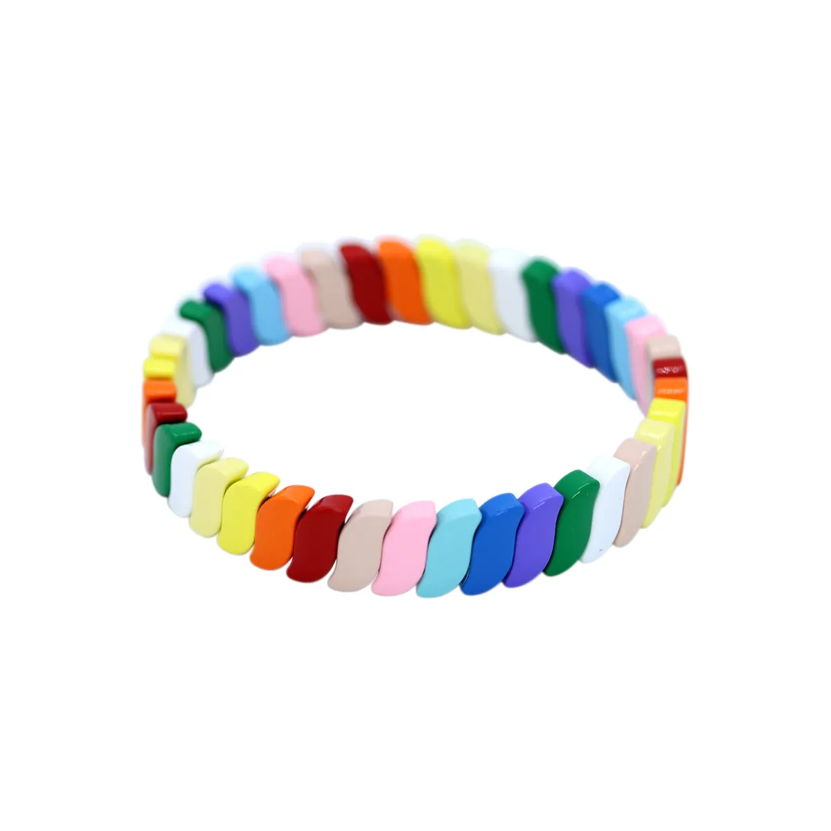 Rainbow Tile Bracelet