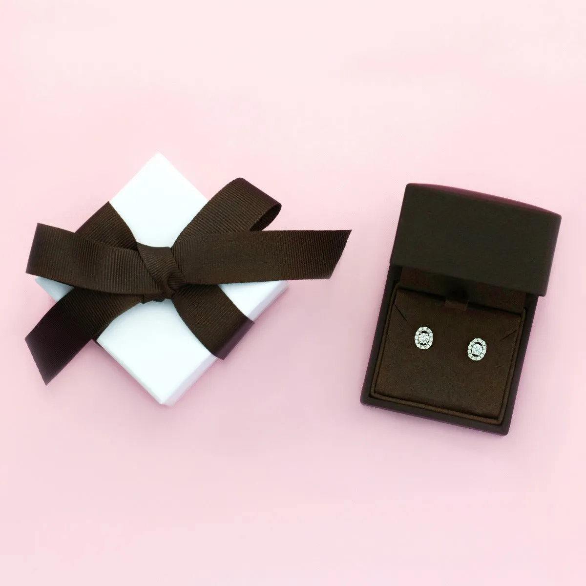 Rosa Mer 0.58ct Amethyst Stud Earrings | 9K Rose Gold