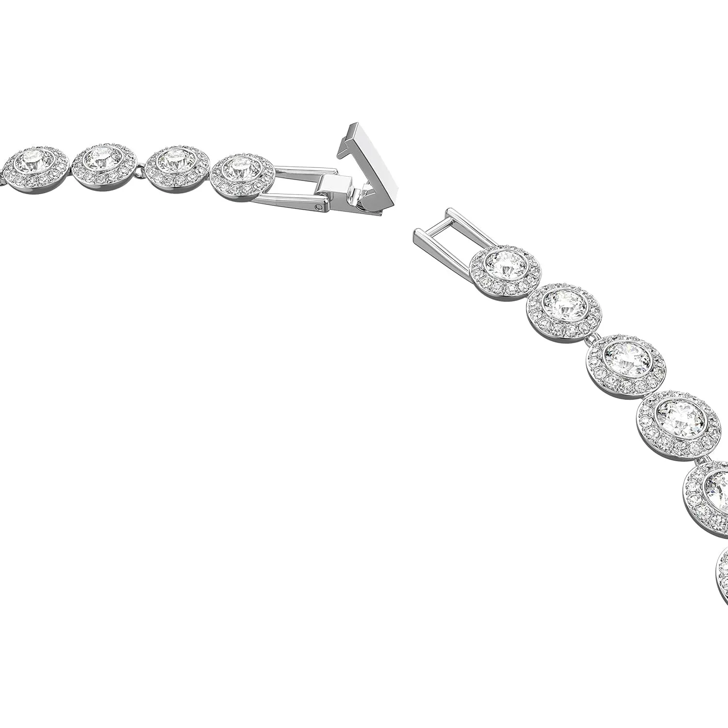 Swarovski Women's Clear Crystals on a Rhodium Plated Setting Angelic Necklace - 5117703
