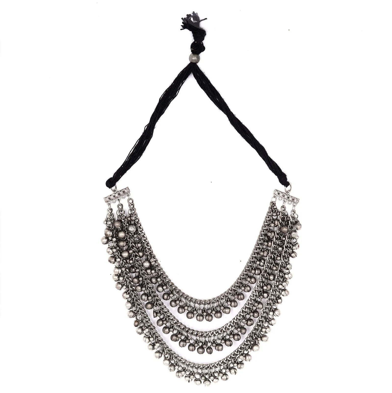 Teejh Akshika Silver Oxidised Jewelry Gift Set