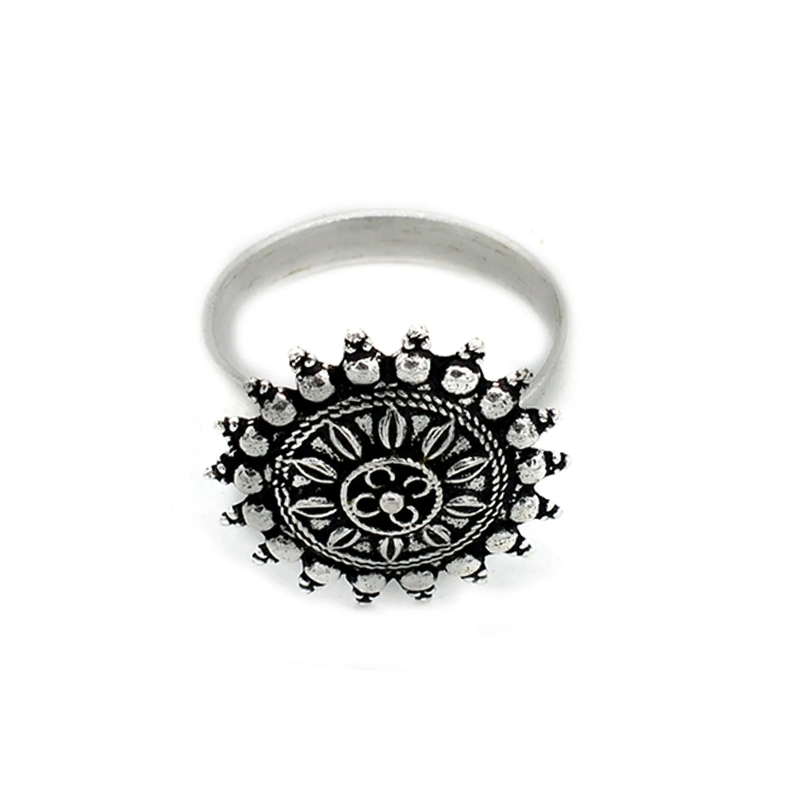 Teejh Monal Metallic Silver Oxidized Gift Set