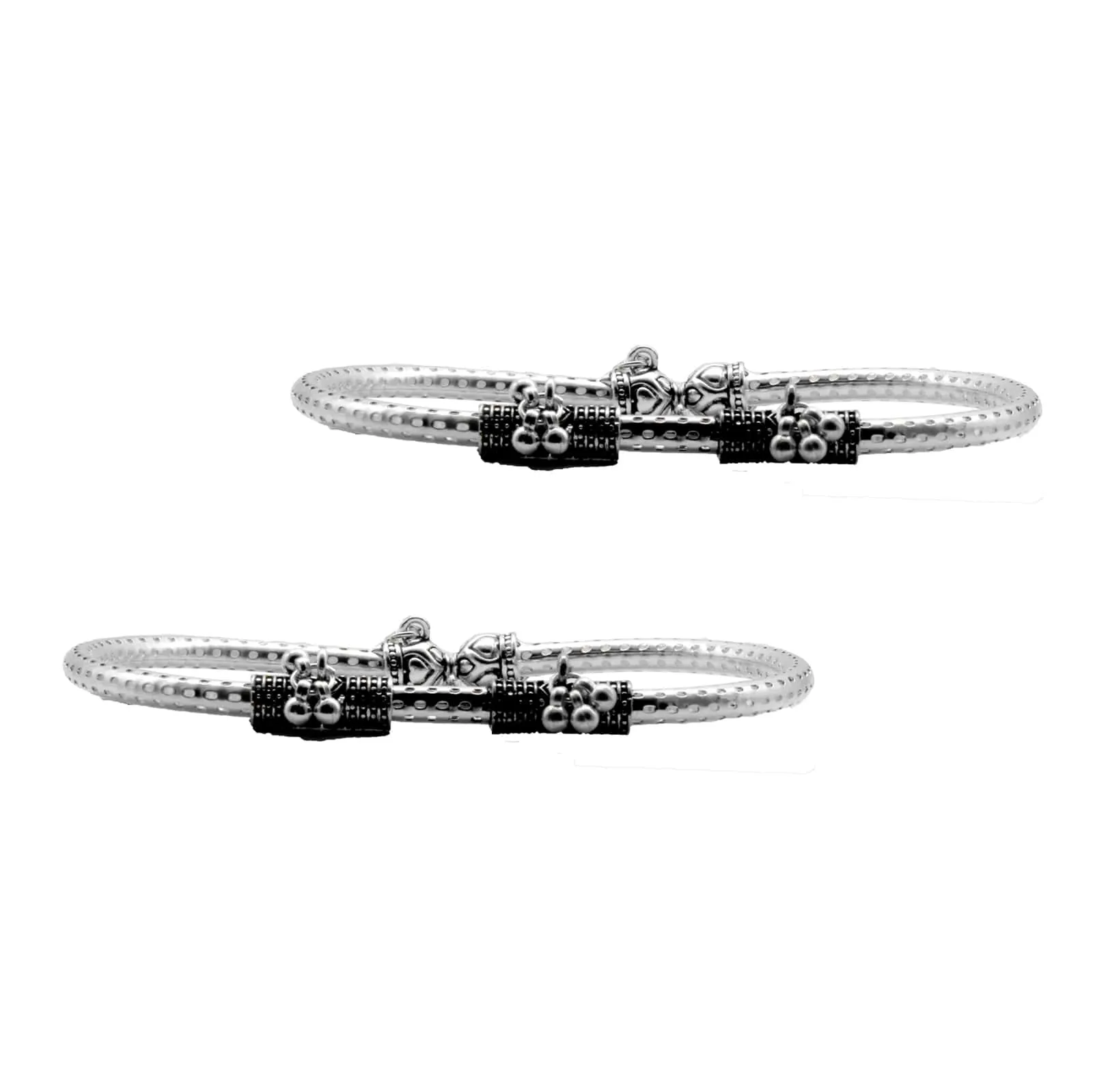 Teejh Monal Metallic Silver Oxidized Gift Set