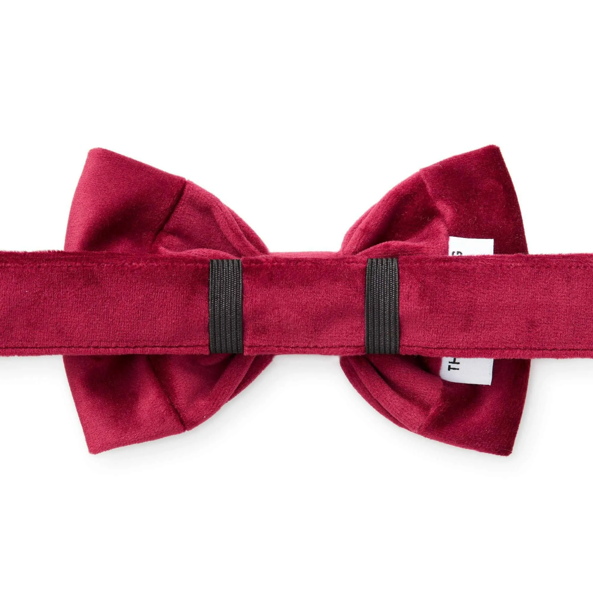 The Foggy Dog Bow Tie - Burgundy Velvet