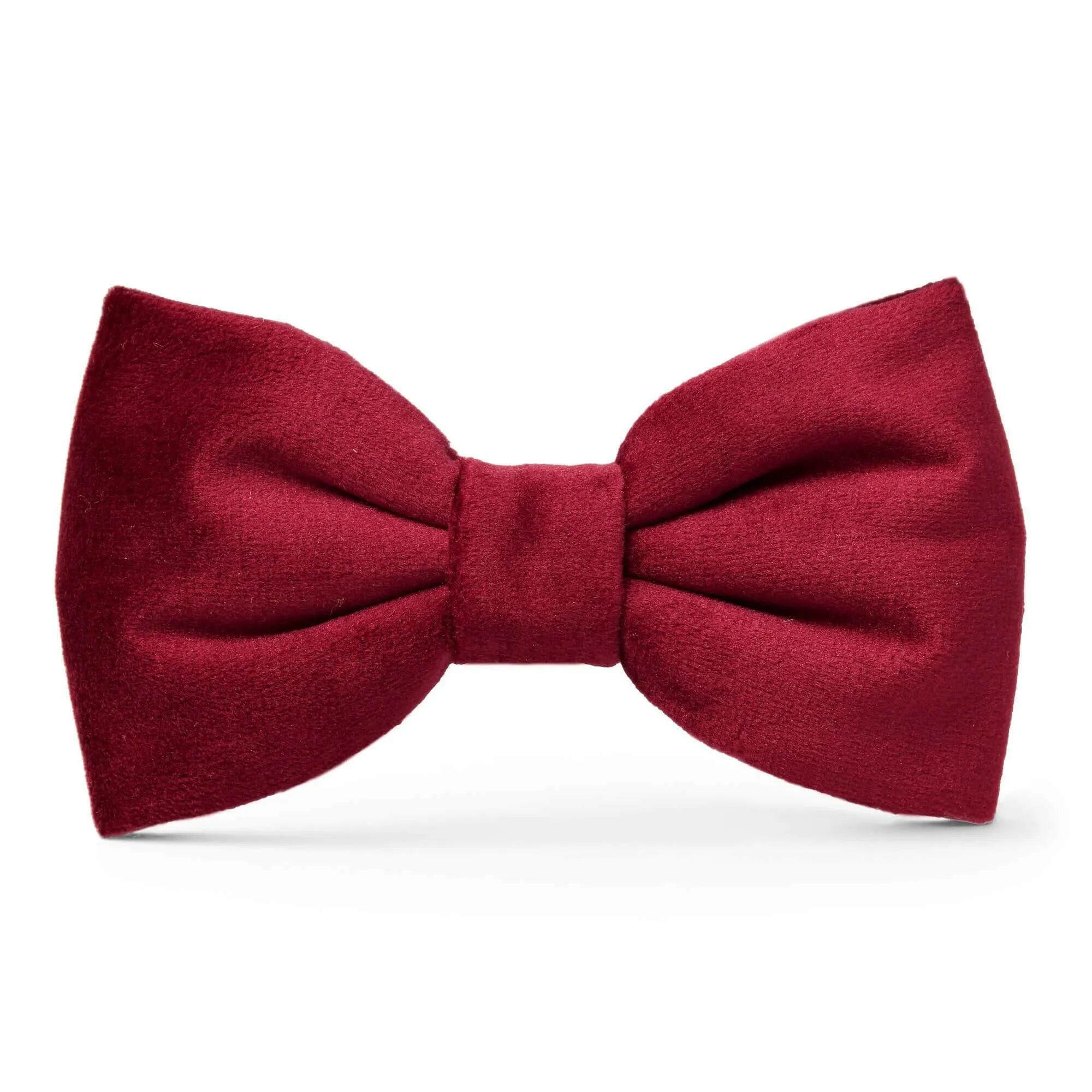 The Foggy Dog Bow Tie - Burgundy Velvet